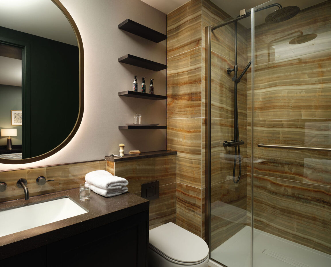 The Turret Studio Apartment Bathroom - The Other House South Kensington Hotel